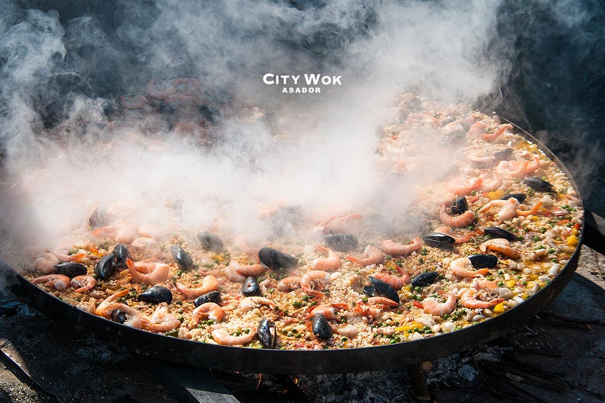 ¿Cómo Hacer una Paella de Marisco? Asador City Wok Guipúzcoa